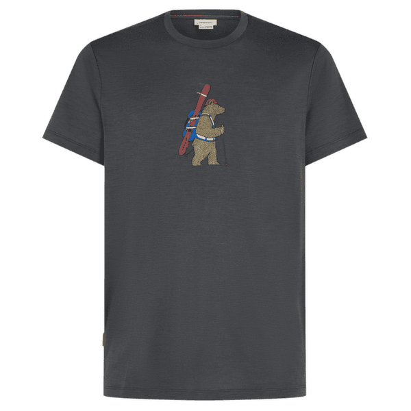 T-shirt a manches courtes Icebreaker Merino 150 Tech Lite SS Tee Bear Tour Men OBSIDIAN