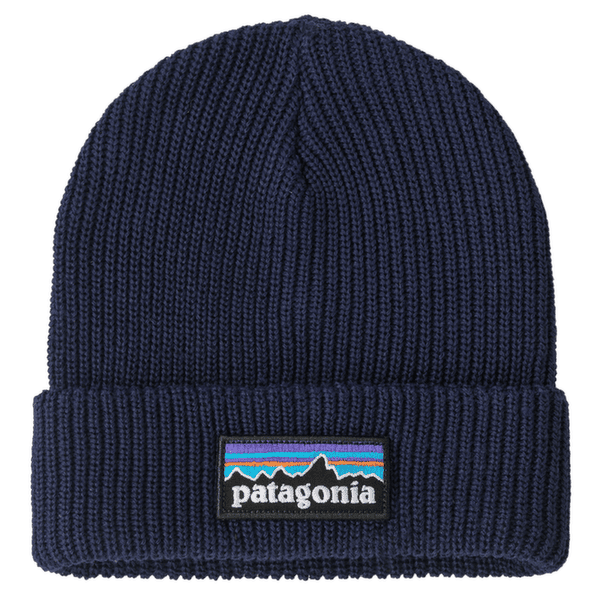 Casquettes Patagonia LOGO BEANIE Kids P-6 Logo: Neo Navy