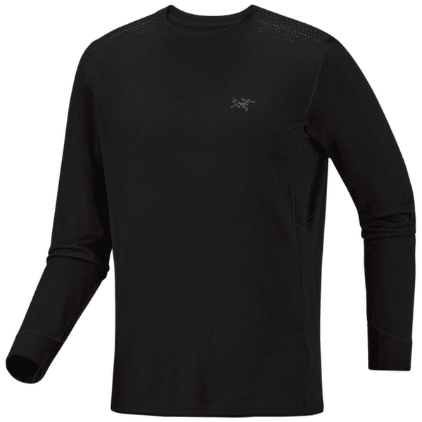 T-shirt a manches longues Arcteryx Satoro Merino Wool Crew Neck Men Black