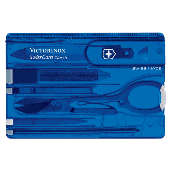 Couteau Victorinox SwissCard (0.7122.T2) Sapphire Translucent