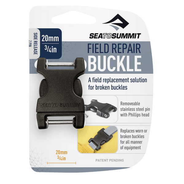 Boucle Sea to Summit Side Release 2 Pin 20 mm Black
