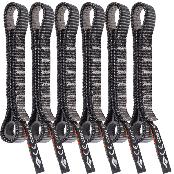 Boucle Express Black Diamond STANDARD DOGBONE 12cm 6-PACK