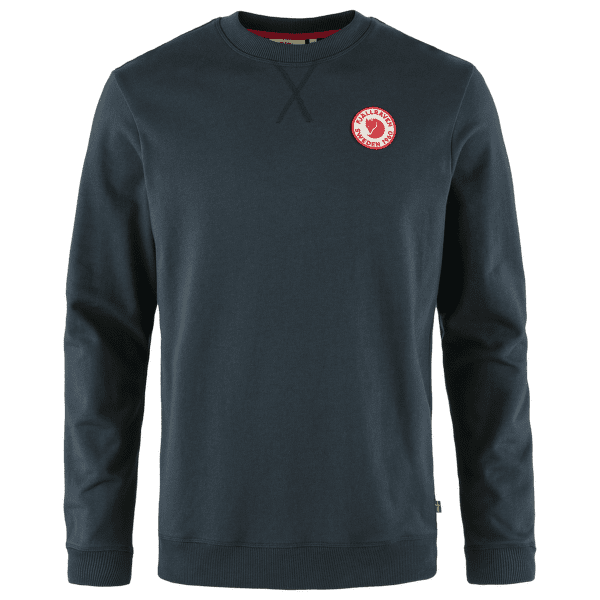 T-shirt a manches longues Fjällräven 1960 Logo Badge Sweater Men Dark Navy