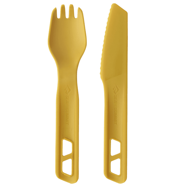 Couverts Sea to Summit Passage Cutlery Set - [2 Piece] Arrowwood Yellow