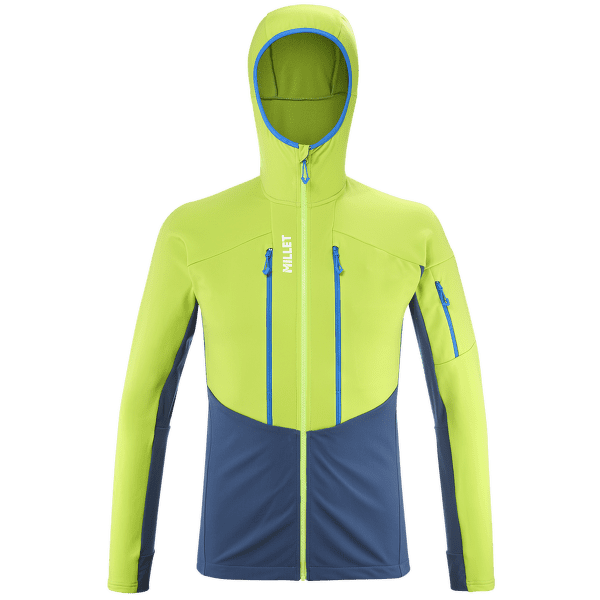 Veste Millet Pierra Ment Hoodie Men DARK DENIM/ACID GREEN