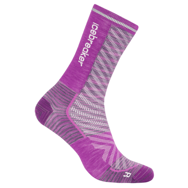 Chaussettes Icebreaker Merino Blend Run+ Ultralight Crew Women PASSION SD/PASSION/SNOW