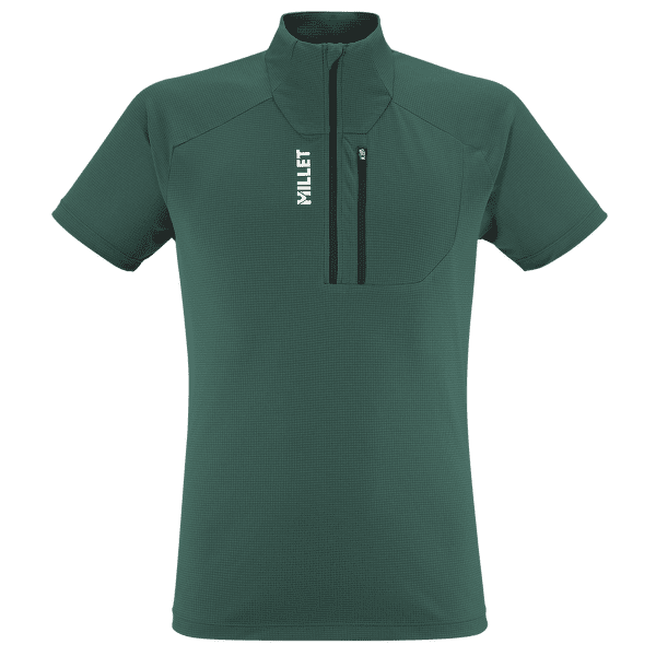 T-shirt a manches courtes Millet Kamet TS Zip SS Men BOTTLE
