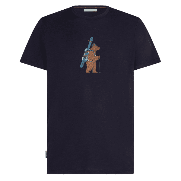 T-shirt a manches courtes Icebreaker Merino 150 Tech Lite SS Tee Bear Tour Men Midnight Navy