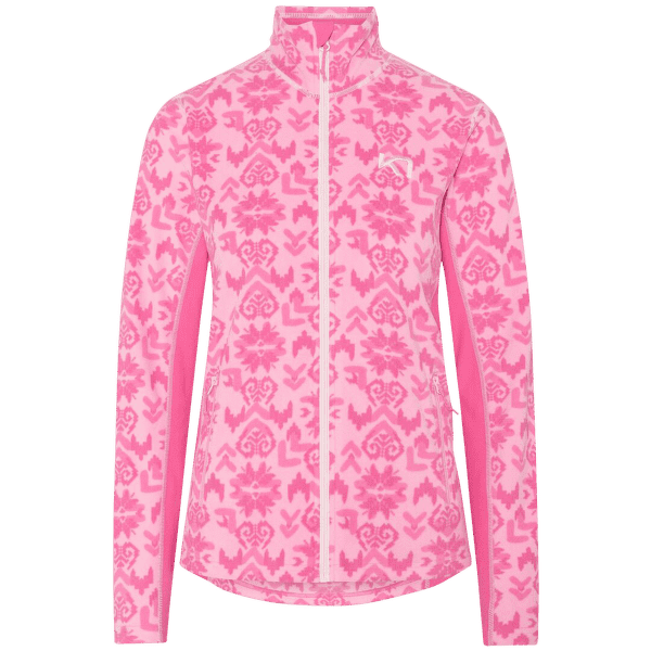 Sweat-shirt Kari Traa Olga Fleece Women SPINK/BRIGHT PINK