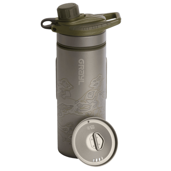 Filtre Grayl GeoPress Purifier Titanium Bottle Olive Drab