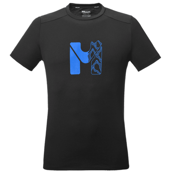 T-shirt a manches courtes Millet KAMET MAP TS SS Men NOIR NEW