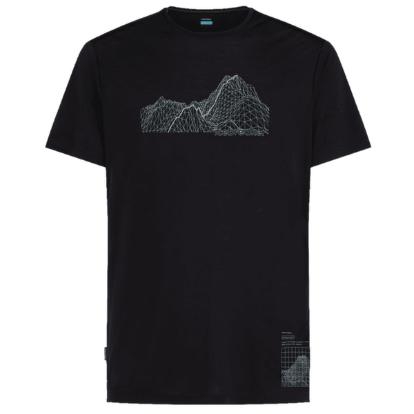 T-shirt a manches courtes Icebreaker Merino Blend 125 Cool-Lite Sphere SS Tee Beta Men BLACK