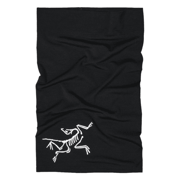 Cache-cou Arcteryx Satoro Merino Neck Gaiter Black / Arctic Silk