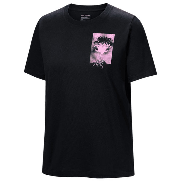 T-shirt a manches courtes Arcteryx Krag SL Cotton Superbloom Crew SS Women Black