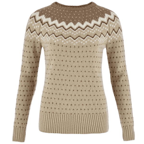 Pull Fjällräven Övik Knit Sweater Women Fossil-Suede Brown