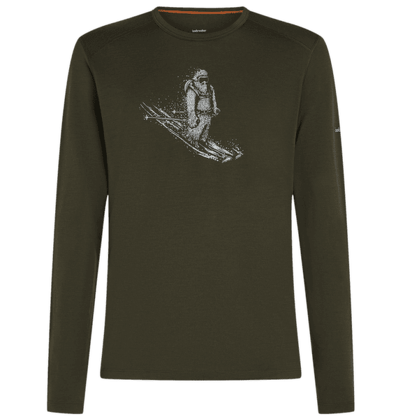 T-shirt a manches longues Icebreaker Merino 200 Oasis LS Crewe Men DK LODEN