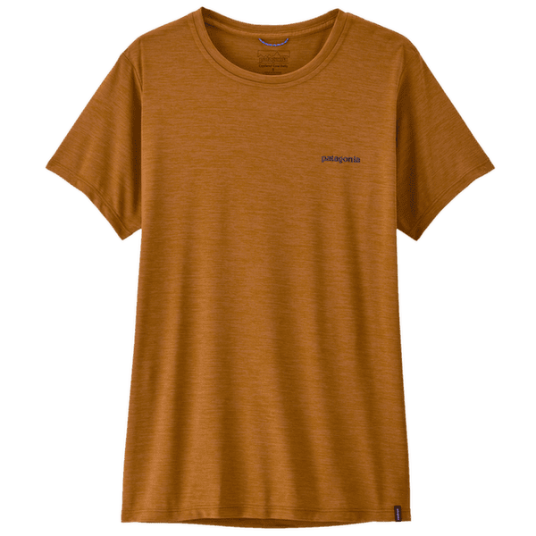 T-shirt a manches courtes Patagonia Cap Cool Daily Shirt - Boardshort Logo Women Cinnamon Brown - Dark Cinnamon Brown X-Dye