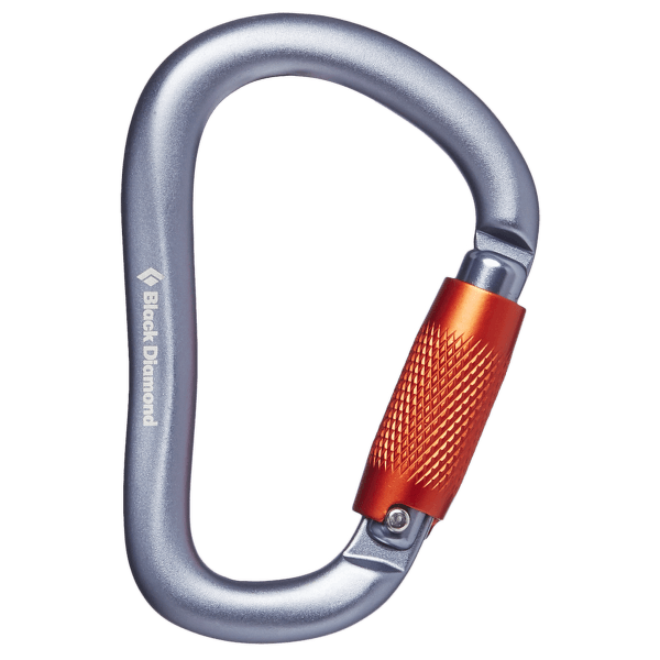 Mousqueton Black Diamond ROCKLOCK TWISTLOCK Gray
