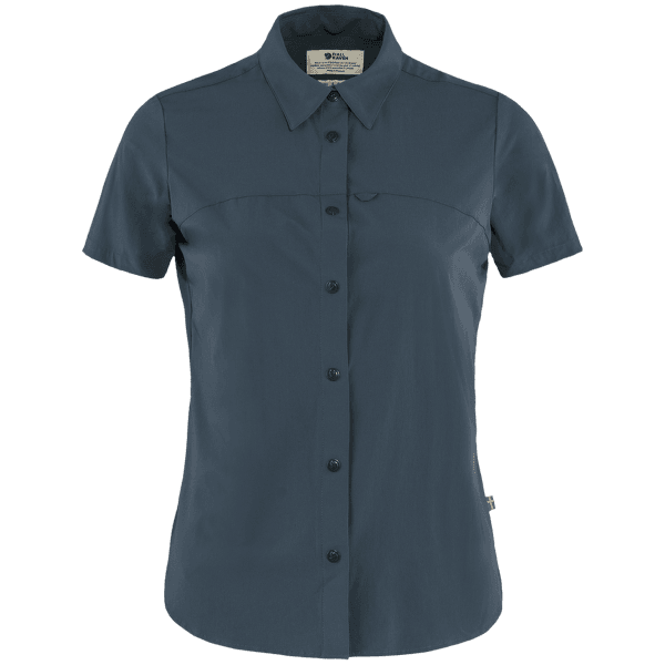 Chemises a manches courtes Fjällräven High Coast Lite Shirt SS Women Navy