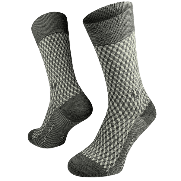 Chaussettes Northman Horten merino 88_světle šedá