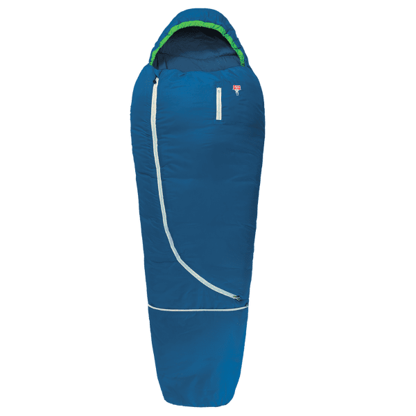 Sac de couchage Grüezi bag Biopod Wolle Kids World Traveller True Blue