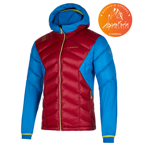 Veste La Sportiva AIGUILLE DOWN JKT Men Sangria/Electric Blue