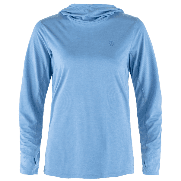 T-shirt a manches longues Fjällräven Abisko Sun-hoodie Women Ultramarine