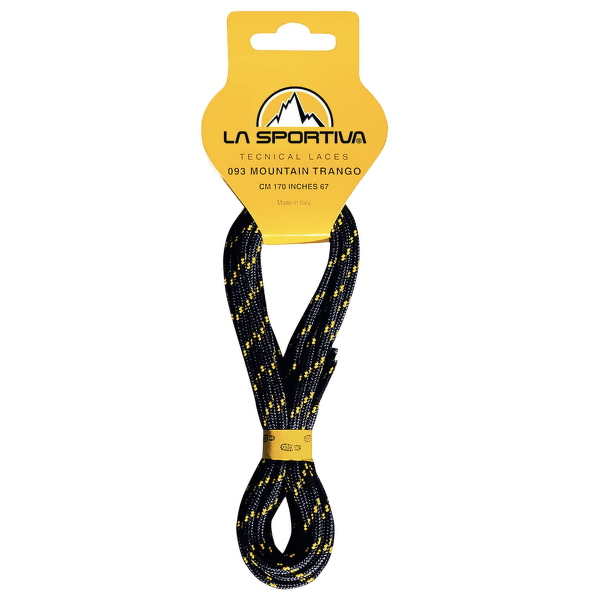 Lacets La Sportiva Mountain Trango Bootlace Black/Yellow