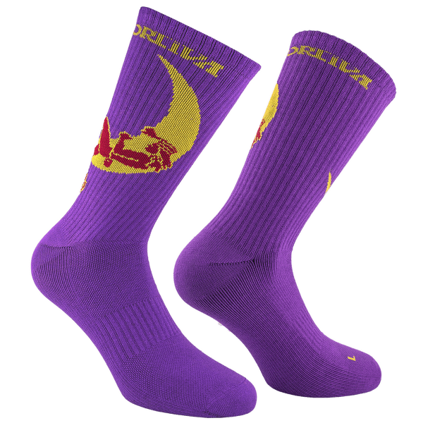 Chaussettes La Sportiva CLIMBING ON THE MOON SOCKS Purple/Yellow