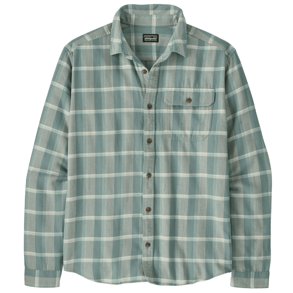 Chemises a manches longues Patagonia Long-Sleeved Cotton in Conversion Lightweight Men Marine Layer: Blue Sage