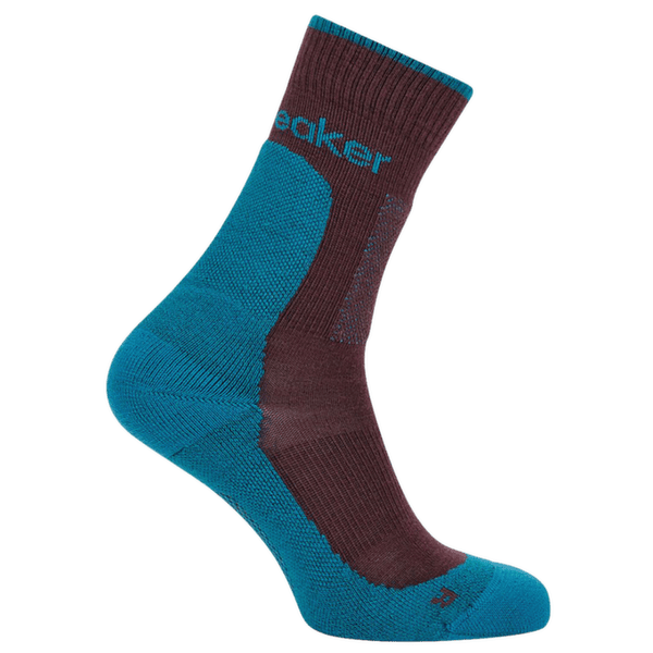 Chaussettes Icebreaker Merino Hike+ Medium Crew Women JAVA/TIDAL TEAL