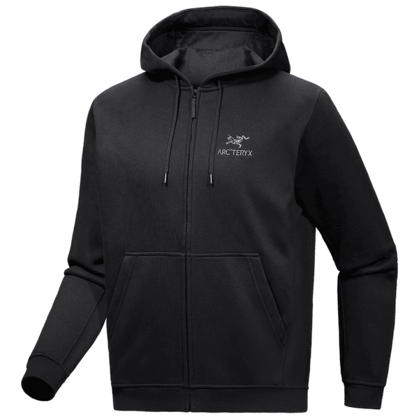Sweat-shirt Arcteryx Emblem Fleece Full-Zip Hoody Men Black