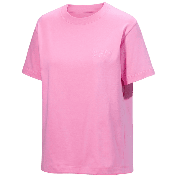 T-shirt a manches courtes Arcteryx Kragg Cotton Little Bird Crew SS Women Pineberry