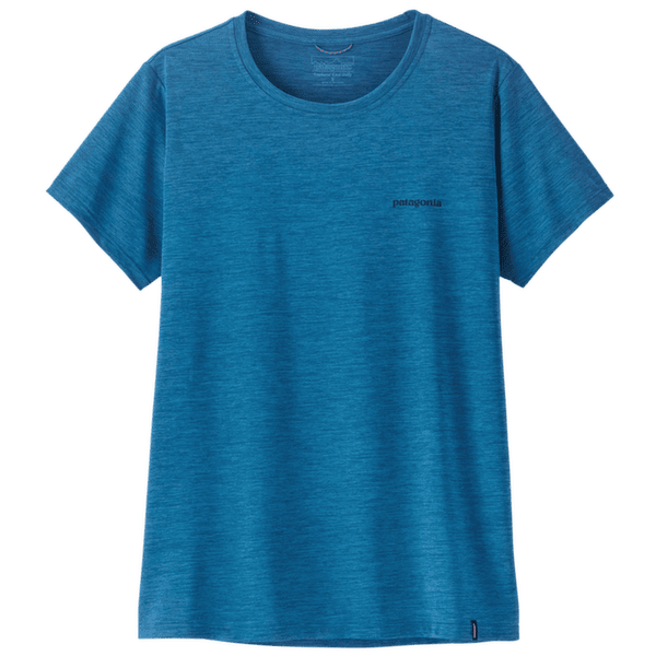 T-shirt a manches courtes Patagonia Cap Cool Daily Shirt - Boardshort Logo Women Aquatic Blue - Light Aquatic Blue X-Dye