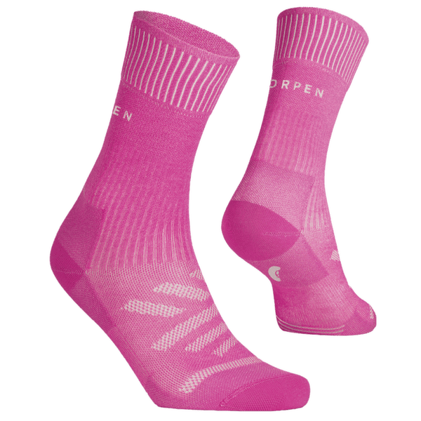 Chaussettes Lorpen Made Run Crew 5833 FUCHSIA PINK