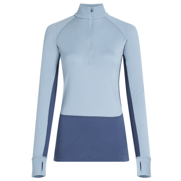 T-shirt a manches longues Icebreaker Merino 260 ZoneKnit™ LS Half Zip Women DAWN/ZINCBLUE/CB