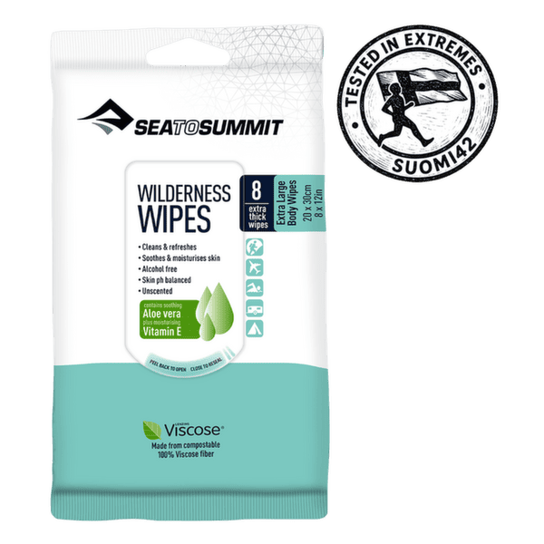 Hygiene Sea to Summit Wilderness Wipes XL - 8 pack