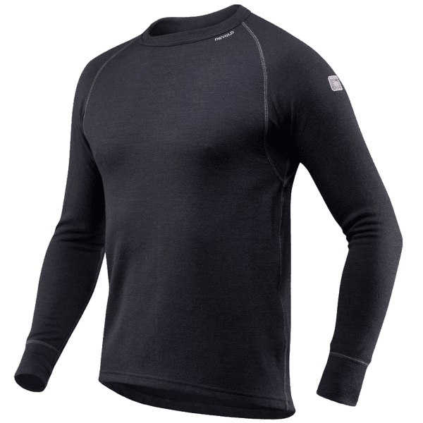 T-shirt a manches longues Devold Expedition Shirt Men 950 BLACK