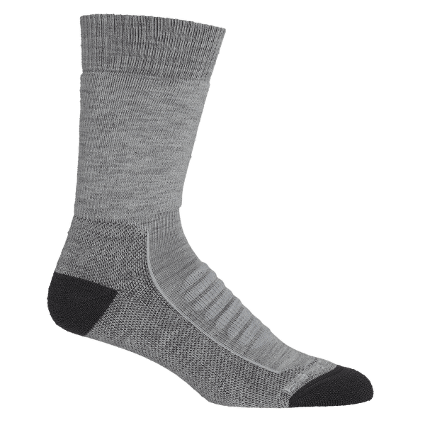 Chaussettes Icebreaker Hike+ Heavy Crew Men (105104) BLIZZARD HTHR/SNOW/MONSON