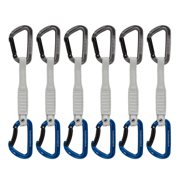 Ensemble Expreska Mammut Workhorse Keylock 17 cm 6-Pack Quickdraws Grey-Blue 33275