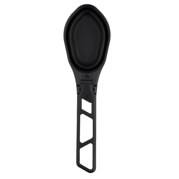 Louche Sea to Summit Camp Kitchen Folding Serving Spoon Black-Black