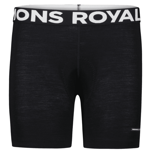 Caleçons Mons Royale LOW PRO MERINO AIR-CON BIKE SHORT LINER Black