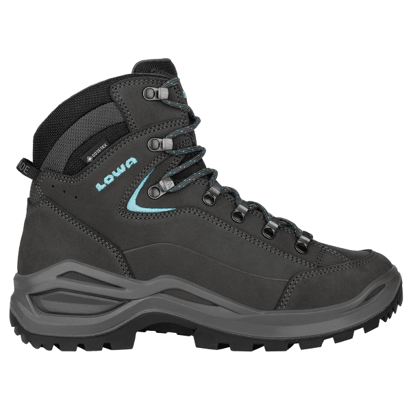 Chaussures Lowa Renegade Evo GTX Mid Wide Women asphalt/turquoise