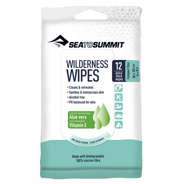 Hygiene Sea to Summit Wildrness Wipes Compact - 12 pack