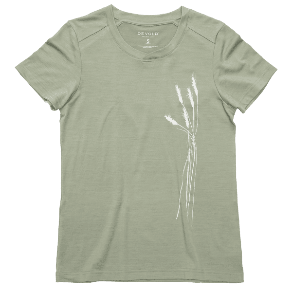 T-shirt a manches courtes Devold Premium Oats Tee Women FOG