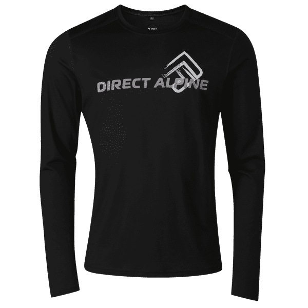T-shirt a manches longues Direct Alpine Furry Long 3.0 black (DA large sign)