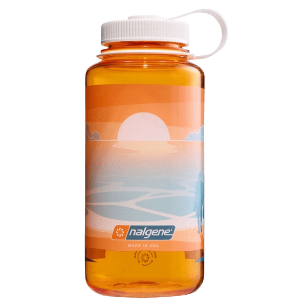 Bouteille Nalgene Wide Mouth 1000 ml Clementine Landscape with Sunset