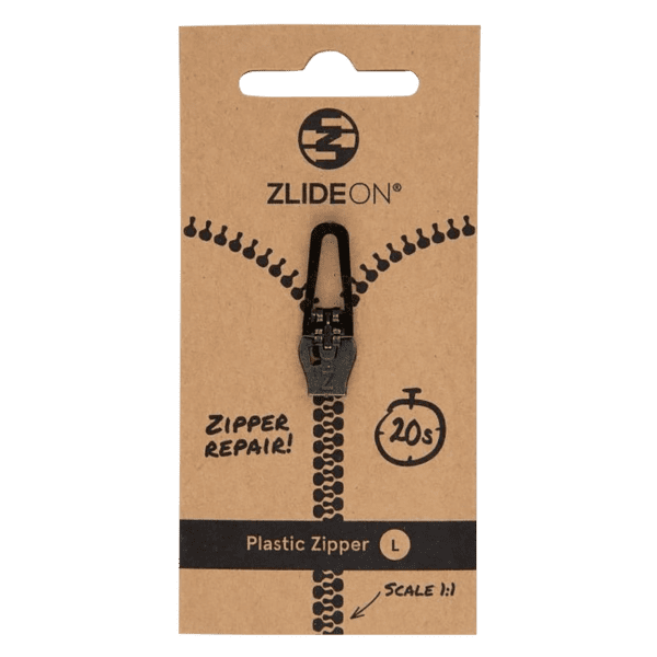 Tirette(s) ZlideON Repair slider for plastic zipper Black