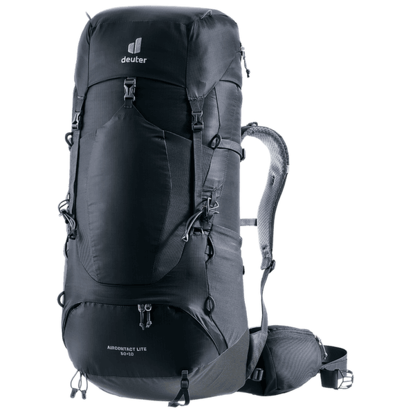 Sac a dos deuter Aircontact Lite 50 + 10 black-graphite