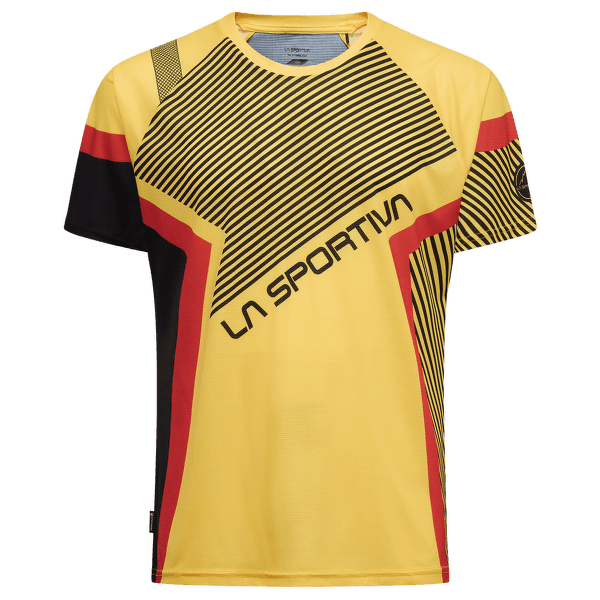 T-shirt a manches courtes La Sportiva FLOW T-SHIRT Men Black/Yellow